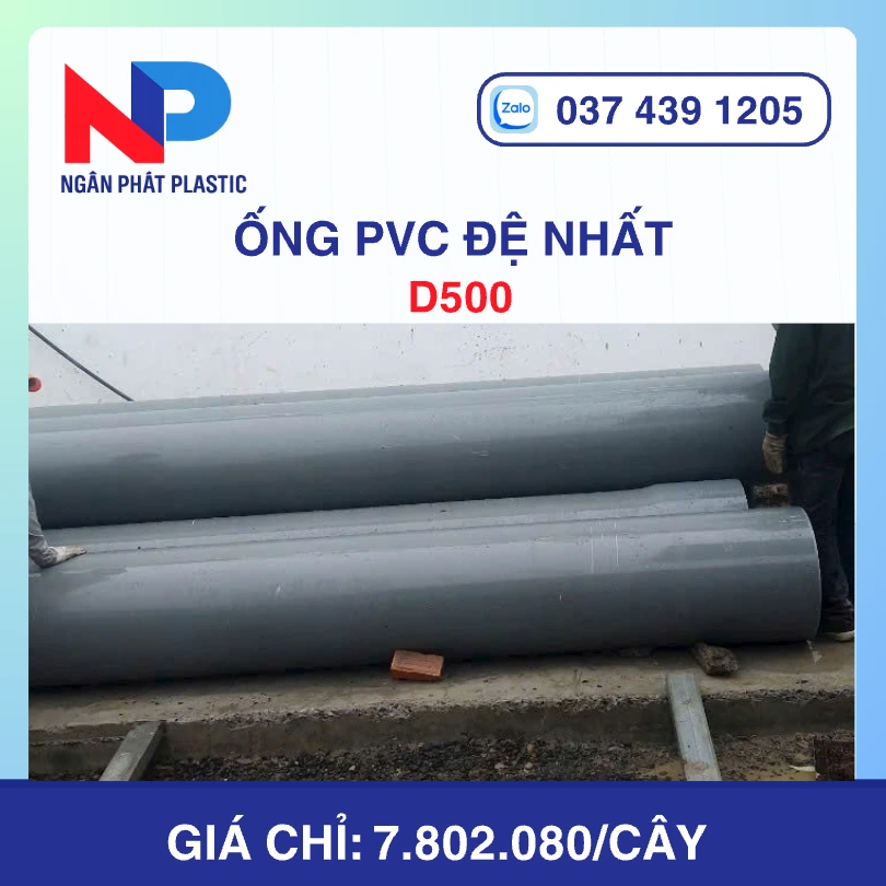 Ống Nhựa PVC D500 Đệ Nhất